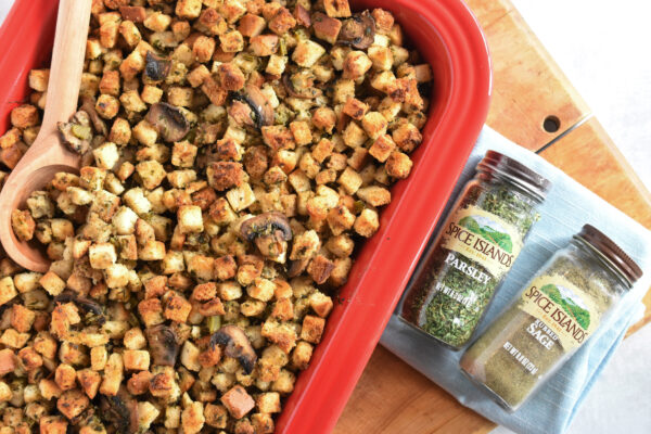 Homestyle Dressing with Mushrooms Recipe