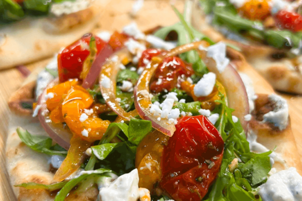 Green Goddess Feta Flatbread Recipe