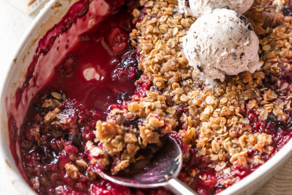 Triple Berry Fruit Crisp Recipe