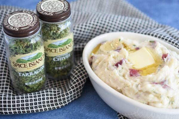 Tarragon Smashed Potatoes Recipe