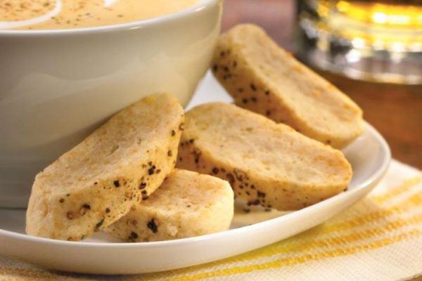 Peppered Parmesan Shortbread Recipe